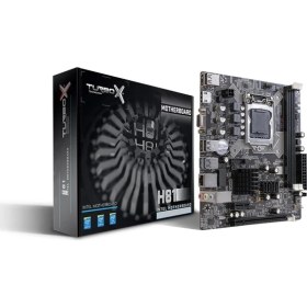 Resim Turbox WorkTeam H81 Sata DDR3 1600MHz Usb 2.0 Vga Hdmi Ses Lan 1150P 4.Gen Anakart 
