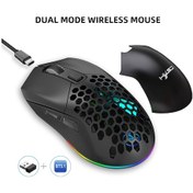 Resim Moveevo Oyun Mouse T28: 2.4g+bt5.1 İkili Mod, 4800dpı Hassasiyet, Rgb Işık Modları, Hafif Kasa, Değiştirilebilir Arka Kapak - Siyah Diğer 