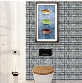 Resim Novahub Kendinden Yapışkanlı Tuğla Duvar Kağıdı 30x30cm Vintage 3d Duvar Kaplaması, Modern Ev Dekoru, Su Geçirmez, Ev Dekoru Tuğla Kağıdı 1 Adet 501 