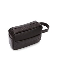 Resim Newish Polo Erkek Siyah Hakiki Deri Portföy Clutch Traş Kozmetik Bakım Ve Günlük El Çantası New278 Siyah 