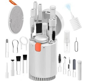 Resim Multi Temizlik Kiti 20 Parça Bilgisayar Klavye Cep Telefonu Kulaklık Temizleme Toz Alma Seti 