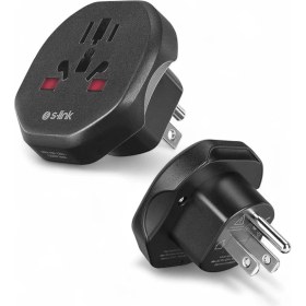 Resim Universal Seyahat Priz Adaptörü – Tüm Ülke Fiş Tipleri, Amerikan Tipi Çıkış 