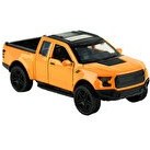 Resim Die Cast 1:32 Sesli ve Işıklı Çek Bırak 4x4 Kamyonet Sarı 