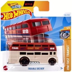 Resim Hot Wheels Tekli Arabalar TROUBLE DECKER HTB45 