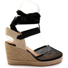 Resim Siyah Kadın Dolgu Topuklu Ayakkabı K01718002422 Siyah 