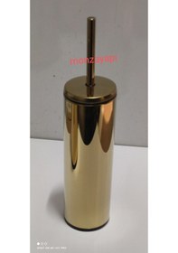 Resim Primanova Cigo Wc Tuvalet Fırçası Altın İç Kısım Siyah 