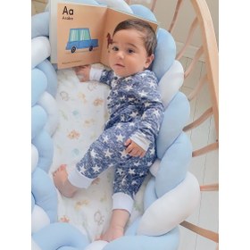 Resim Bebek Lacivert Yıldızlı Tulum Unisex 