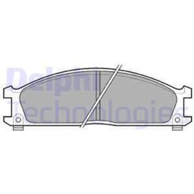 Resim DELPHI LP543 Fren Balatası Ön Pathfınder 86-04 Pıck-Up D22 98-02 Td25 2.4I 2.5Dı 