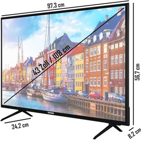 Resim Telefunken XU43K700 43"-109CM ULTRAHD SMART WIFI BT LED TV 
