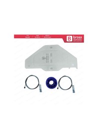 Resim Citroen C5 MK2 3 2007-2018 4/5 Kapı İçin Arka Sağ Cam Kriko Seti 