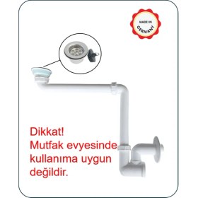 Resim Dallmer Yer Kazandıran Lavabo Sifonu 137 - Taşma Deliksiz,Lavabo Dolabında ve Çekmecesinde,Lavabo Altında Duvara Bitişik Montajlı Koku Önleyici S Sistemi,Kolay Temizlenir Giderli, Ayarlanabilir Borulu 