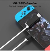 Resim Sunshine022 Nintendo Switch İçin 4k 30hz Usb C Hdtv Kablosu Hızlı Şarj Siyah Beyaz 