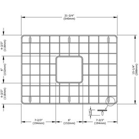 Resim Bocchi 2300-0014 Paslanmaz Çelik Tel Izgara 60 CM 1466841 