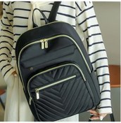 Resim Gaojunshop01 Siyah Kadın 15.6" Laptop Sırt Çantası Büyük Kapasiteli Hafif Çok Bölmeli Diğer 