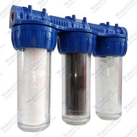 Resim Daire Tipi Sayaç Girişi Kireç Koku Tortu Önleyici Su Arıtma 