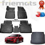 Resim Peugeot 508 3D Havuzlu Paspas+Bagaj Havuzu 2019 Sonra Friemats N11.24436 