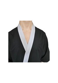 Resim Formteks Sushi Şef Kimono Ceketi Siyah Beyaz Kırmızı 