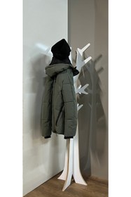 Resim Ayaklı Askılık Ahşap Modern cc_001 