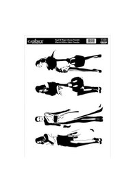 Resim Cadence Siyah&beyaz Kumaş Transfer 21x30 Cm. Kts-004 