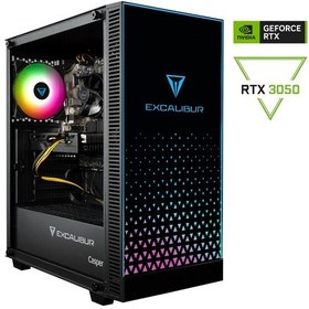 Resim Casper Excalibur E65L.141F-BF50X-0FC i3-14100F 16 GB 1 TB SSD RTX 3050 Dos Masaüstü Oyuncu Bilgisayarı 