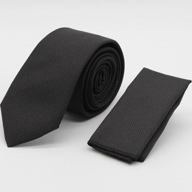 Resim İmza Siyah Kuş Gözü Desen 6 Cm Kravat 1090260100 