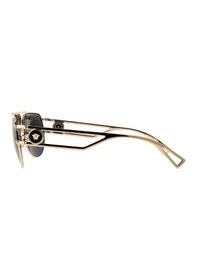 Resim Versace Aviator Ve2225 1002/87 Altın Gri Lens 60 MM IN160632384 Erkek Güneş Gözlüğü 