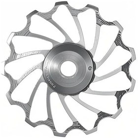 Resim 7075 Alyuminyum Seramik Rulmanlı Bisiklet Arka Vites Güdüm Rulması 13 Dişli Gümüş 2 Adet Seti 