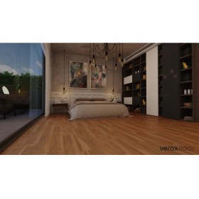 Resim Veroxfloor Laminant Parke Monet Classic 1023 Trend Walnut Ac4 32.sınıf 10 x 192 x 1285 mm 1 Paket 1,7271 M² 