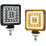 Resim 4 Inç LED Küp Işık Kapsülleri, 160W 16000LM 9-30V (Yurt Dışından) 