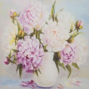 Resim Q-Art Kanvas Tablo Flowers- 50x50 cm 