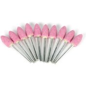 Resim Spibicyy 10 Adet Aşındırıcı Monte Taş Dremel Aksesuarları Taşlama Taşı Tekerlek Kafası Dremel Döner Aletler Kurşun Şeklinde Pembe (Yurt Dışından) 