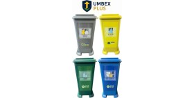 Resim Umbex Plus Umbex 70 Lt Atık Kovaları 4 Renk 