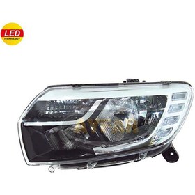 Resim AYFAR DACİA SANDERO uyumlu ÖN SOL FAR 2017 SONRASI 260604218R 260605665R GRM EGP 