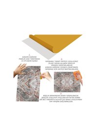 Resim Tink Kendinden Yapışkanlı Renk Katlı Desenli Pvc Panel 41x62 Cm 
