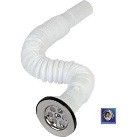 Resim GAMA Körüklü Lavabo Sifonu Lavabo Gider Borusu 