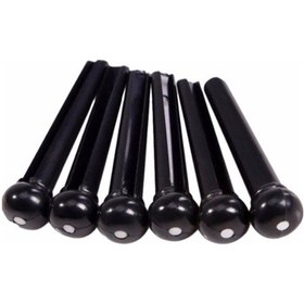 Resim Raymond Joes Ms021B6 Akustik Gitar Pimi 6 Lı Set Siyah 