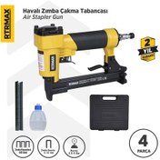 Resim Rtrmax RTM0116 Havalı Zımba Çakma Tabancası 6-16 mm 3.5-5 Bar Çantalı 