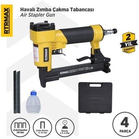 Resim Rtrmax RTM0116 Havalı Zımba Çakma Tabancası 6-16 mm 3.5-5 Bar Çantalı 