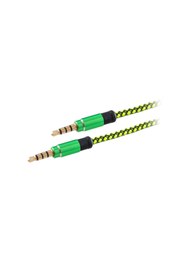 Resim MF PRODUCT 0211 Halat Tipi Aux Kablo Yeşil 
