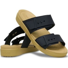 Resim Crocs Brooklyn Tokalı Alçak Sandalet Siyah 