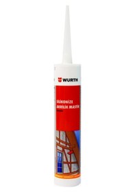Resim Würth Silikonize Akrilik Mastik Beyaz 310Ml Beyaz 
