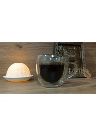 Resim 350 Ml Çift Camlı Çift Cidarlı Bardak 