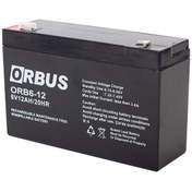 Resim Orbus 6 Volt 12 Amper Kuru Akü Orb6-12 (150X50X94 Mm) / 553599014 Diğer