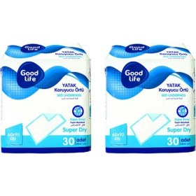 Resim Goodlife Yatak Koruyucu 60X90 2 Paket 60 Adet 