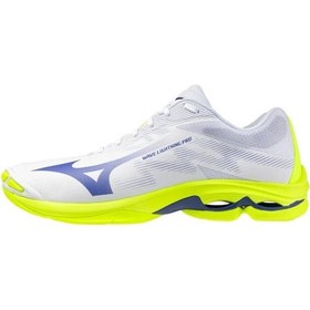 Resim Mizuno Wave Lightning Pro Unisex Voleybol Ayakkabısı Beyaz / Sarı Çok Renkli 