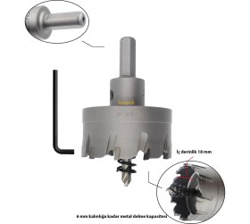 Resim 3keego 54 mm Tct Elmas Uçlu Panç HG60 