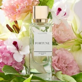Resim Illusione Fortune EDP Kadın Parfüm 50ml | Vanilya-Çiçeksi-Amber | Narenciye, Paçuli, Sedir, Sandal 