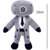 Resim 12 Adet Skibidi Tuvalet Peluş Oyuncak Yeni Skibidi Doldurulmuş Oyuncak Skibidi Navy Navy 