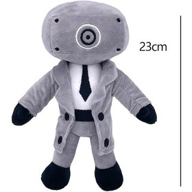 Resim 12 Adet Skibidi Tuvalet Peluş Oyuncak Yeni Skibidi Doldurulmuş Oyuncak Skibidi Navy Navy 