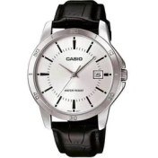Resim Casio Erkek Kol Saati - Günlük Kullanım için Takvim Fonksiyonlu, Deri Kordon, Mineral Cam, İyon Kaplama Kasa, Suya Dayanıklı 